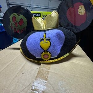 Disney Villain Themed Mickey Ears Hat - Black, Gold, Purple